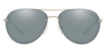 Milky Gray / Silver Mirrored
