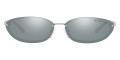 Milky Gray / Silver Mirrored