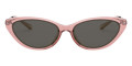 Transparent Brandy / Dark Gray Solid