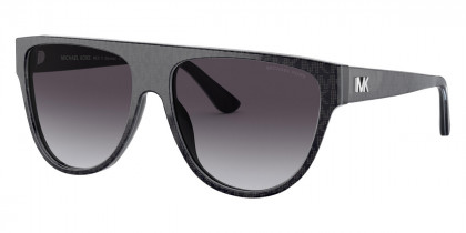 Color: Black Gray Jacquard Logo (35568G) - Michael Kors MK211135568G57