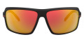 Matte Black / Red Mirrored