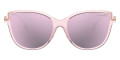 Pink Transparent / Rose Gold Mirrored