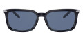 Black Gray Horn / Blue Solid