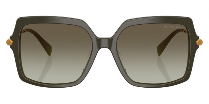 MICHAEL KORS™ Quogue MK2247U 40193M 55 - Olive Smoke/Yellow Gold Shiny