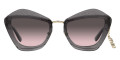 Dark Gray Transparent / Pink Gradient Gray
