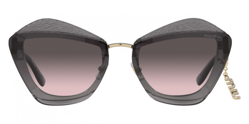 Miu Miu™ MU 01XS 02O146 67 - Dark Gray Transparent