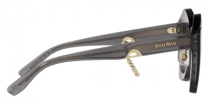 Color: Dark Gray Transparent (02O146) - Miu Miu MU01XS02O14667