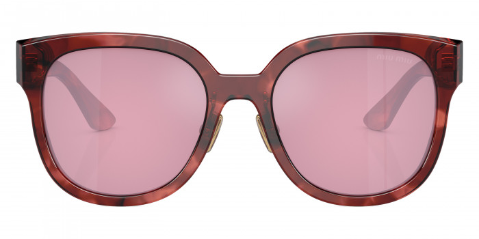 Miu Miu MU 01ZS 12Q50D 55 - Striped Garnet
