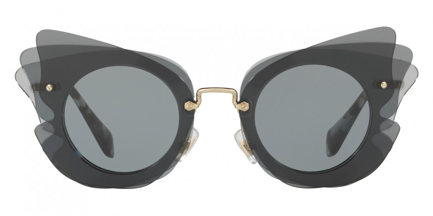 Miu Miu™ MU 02SS VA43C2 63 - Dark Gray/Light Gray