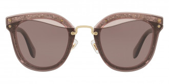 Color: Transparent Pink/Glitter (SRO6X1) - Miu Miu MU03TSSRO6X165