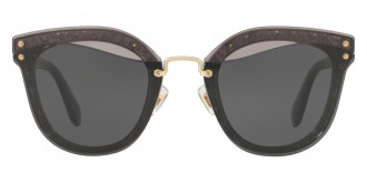 Color: Transparent Gray/Glitter (UES5S0) - Miu Miu MU03TSUES5S065
