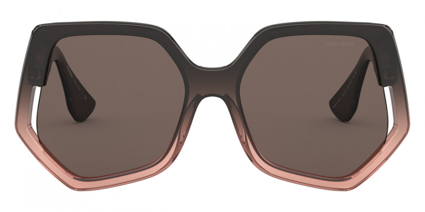 Miu Miu™ Special Project MU 07VSA 02D06B 55 - Brown Gradient Transparent