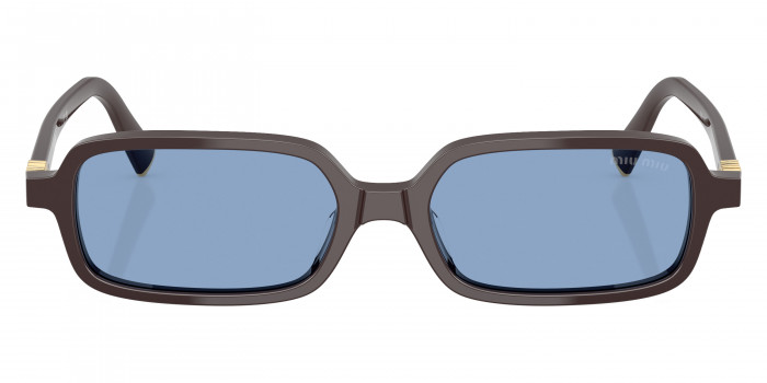 Miu Miu Regard MU 11ZS Rectangle Sunglasses | EyeOns.com