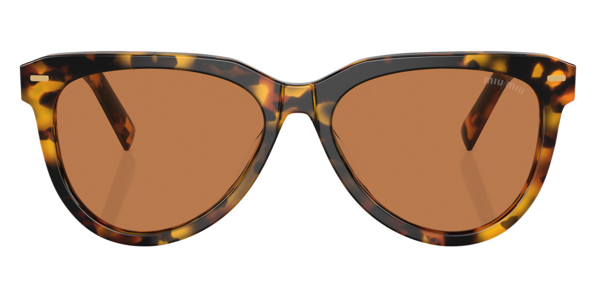 MIU MIU オハルフレムサンクラス MU12ZS VAU01T Miu Miu MU 12ZSF VAU01T 56 Havana Honey Sunglasses