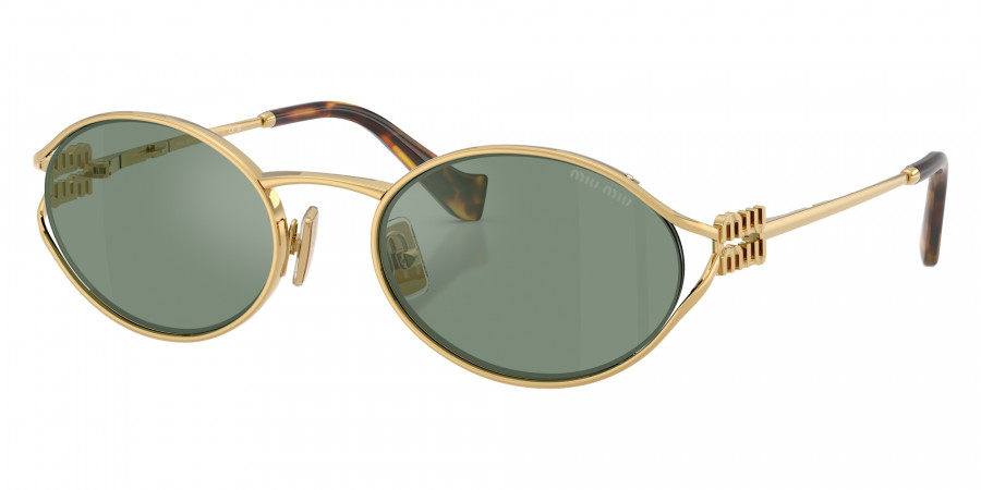 Color: Gold (5AK04M) - Miu Miu MU52YS5AK04M54