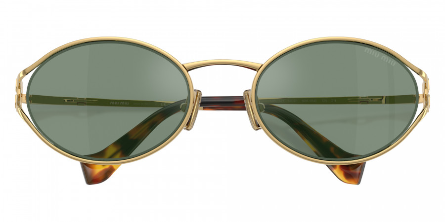 Color: Gold (5AK04M) - Miu Miu MU52YS5AK04M54