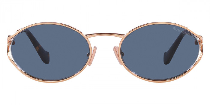 【完売必至】Miu Miu MU 52YS オーバル サングラス Miu Miu MU 52YS L (54 - 21) with Grey lenses and Gold frame