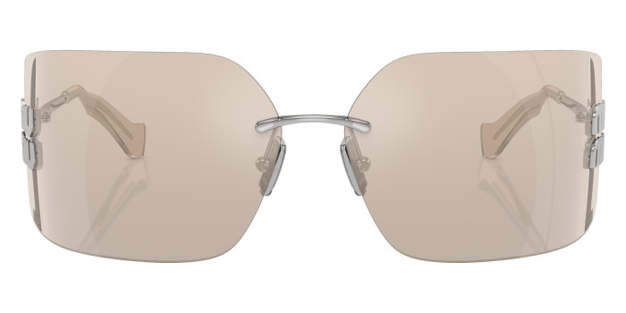 ランウエイ着用【MiuMiu】ロゴ サングラス MU 54YS 5AK06I Miu Miu Sunglasses MU 54YS Gold Light Purple Brown 5AK0/6I