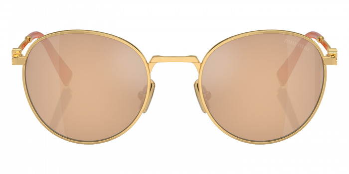 Miu Miu Logo MU 55ZS 5AK40D 50 - Gold