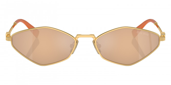 Miu Miu Logo MU 56ZS 5AK40D 56 - Gold