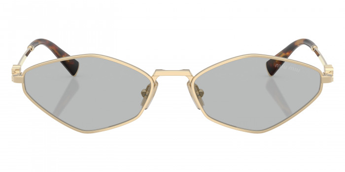 Miu Miu Logo MU 56ZS ZVN50K 56 - Pale Gold