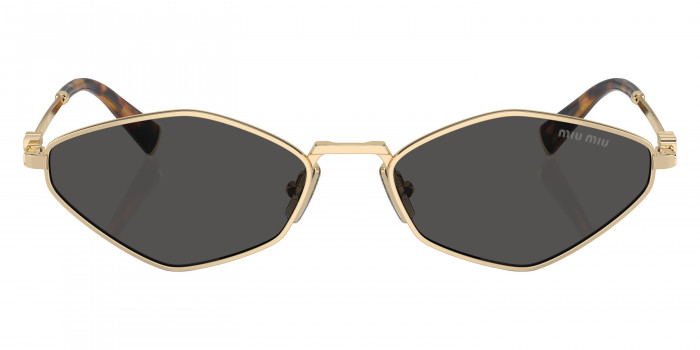 Miu Miu Logo MU 56ZS ZVN5S0 56 - Pale Gold