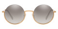 Antique Gold / Gradient Gray Mirrored Silver