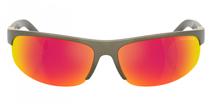 Miu Miu MU A02SF 17Y5M0 68 - Khaki Metal