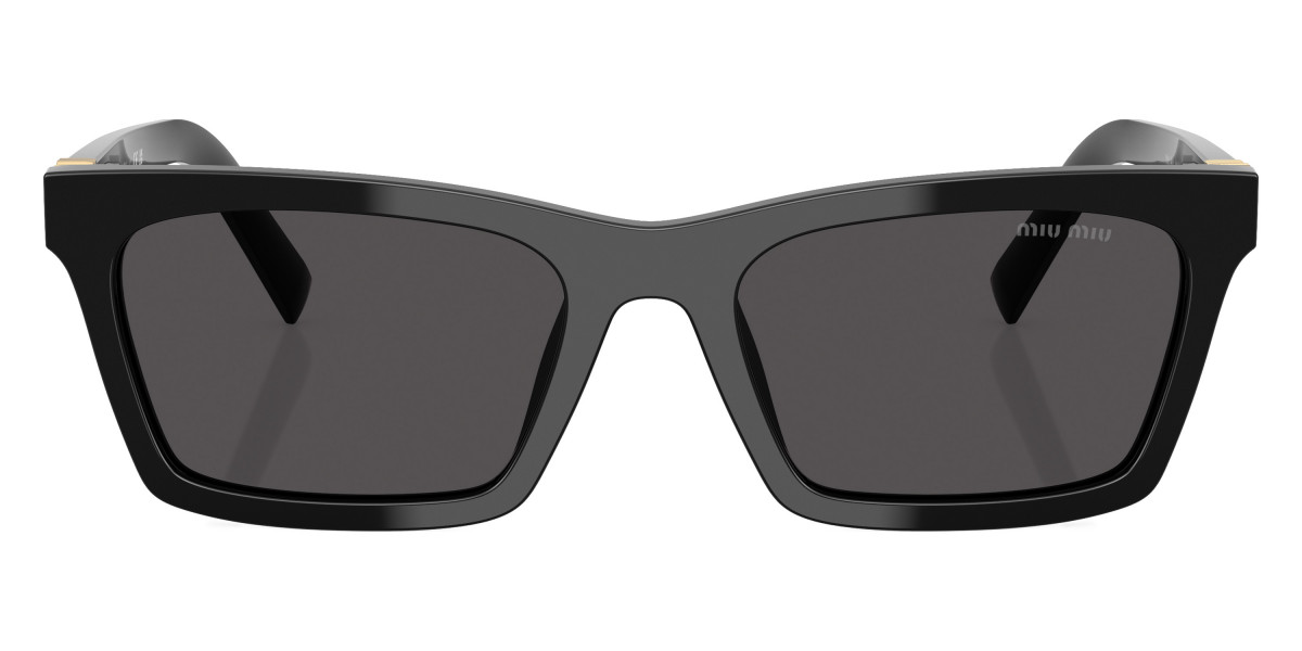 サングラス MiuMiu FW24 Miu Miu - 0MU A05S - 16K10I (0MU A05S 16K10I) MU A05S Miu Miu Sunglasses 16K10I Black - eye-oo.com