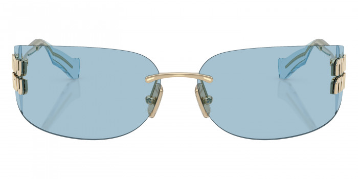 Miu Miu Logo MU A51S ZVN10P 75 - Pale Gold