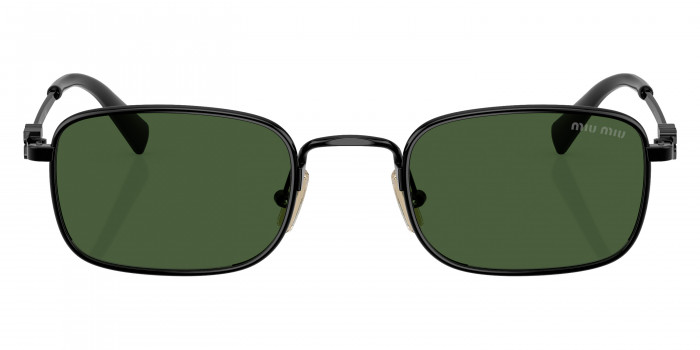 Miu Miu Logo MU A53S Rectangle Sunglasses | EyeOns.com