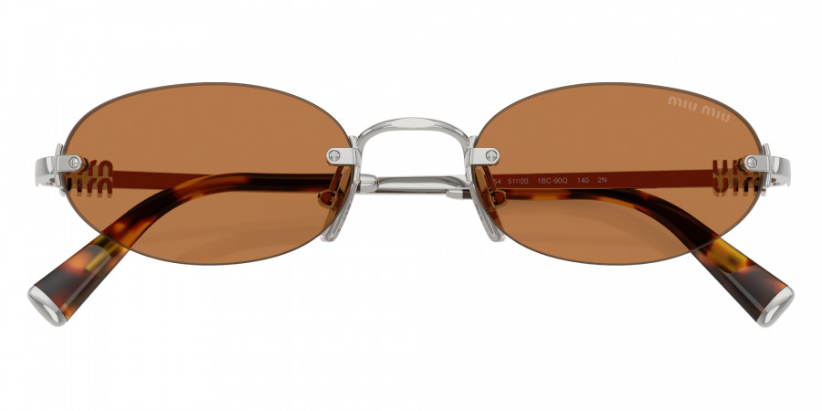 Color: Silver (1BC90Q) - Miu Miu MUA54S1BC90Q51