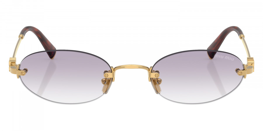 Miu Miu Logo MU A54S 5AK04O 51 - Gold