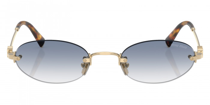 Miu Miu Logo MU A54S ZVN80O 51 - Pale Gold