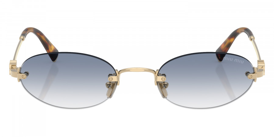 Miu Miu Logo MU A54S ZVN80O 51 - Pale Gold