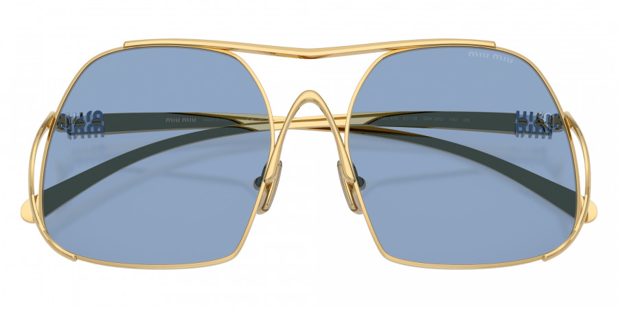 Color: Gold (5AK30U) - Miu Miu MUA55S5AK30U57