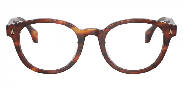 Moncler™ ME2020F 3034 50 - Shiny Striped Brown Havana