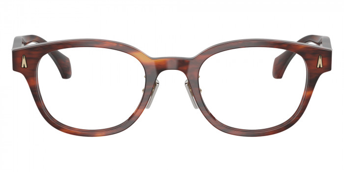 Moncler™ ME2021D 3034 48 - Shiny Striped Brown Havana