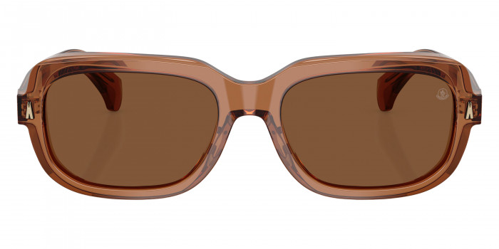 Moncler™ ME6008 SUNTRAP 3017/3 55 - Transparent Shiny Cognac
