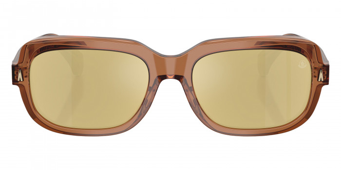 Moncler™ ME6008 SUNTRAP 3017F9 55 - Transparent Shiny Cognac