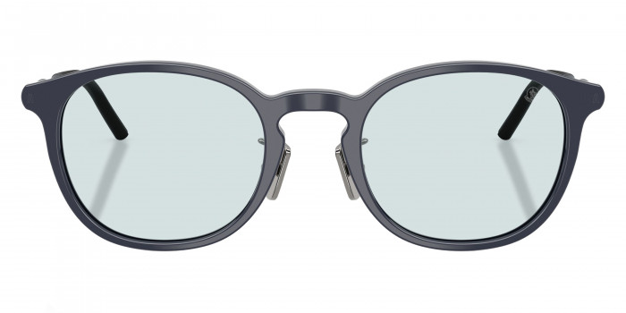 Moncler™ ME6011D BARBB 301T72 49 - Shiny Dark Blue/Matte Blue