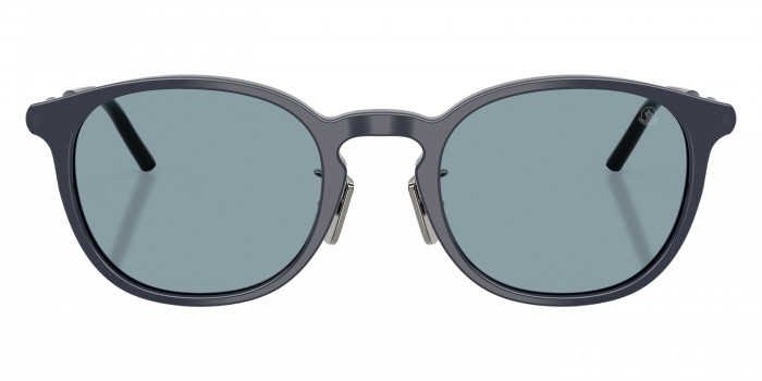 Moncler™ ME6011D BARBB 302072 49 - Shiny Dark Blue/Matte Blue