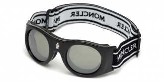 Moncler™ ML0051 Ml0051 Mask 01C 55 - Shiny Black