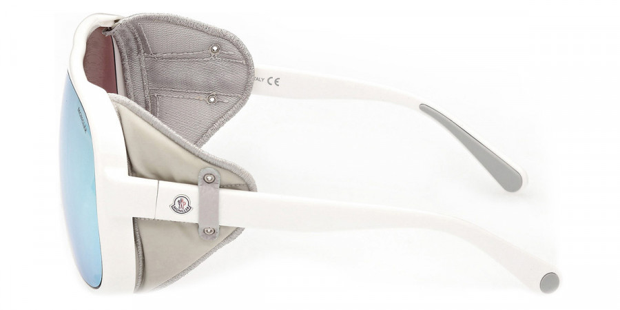Color: Shiny White with Light Gray Leather Blinders (24C) - Moncler ML0206Diffractor24C66