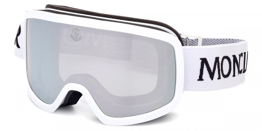 Color: Shiny White with Black Logo (21C) - Moncler ML0215Terrabeam21C00