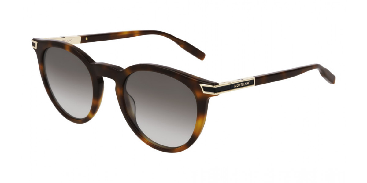Montblanc™ MB0041S Round Sunglasses | EyeOns.com