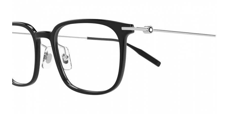 Color: Black/Silver (009) - Montblanc MB0100O00952