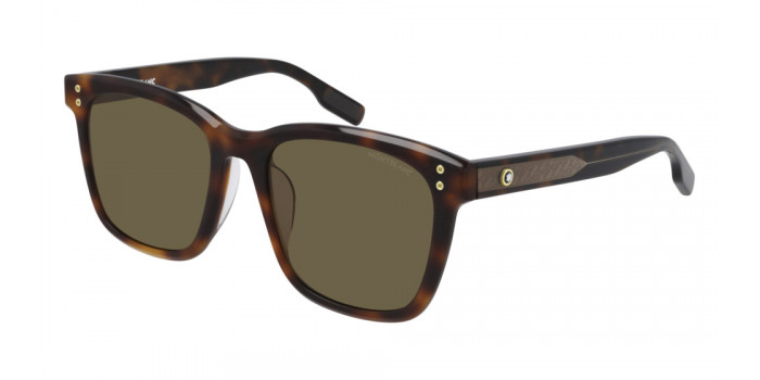 Montblanc™ MB0138SK Square Sunglasses | EyeOns.com