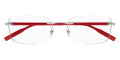 Silver/Red