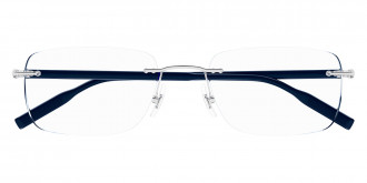 Color: Silver/Blue (014) - Montblanc MB0221O01455